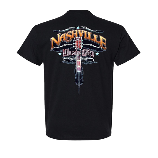 YOUTH Black Guitar Tee