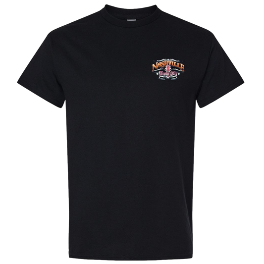 Nashville Black Guitar Tee