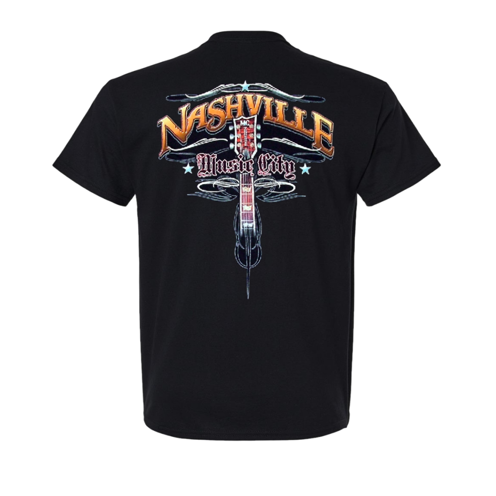 YOUTH Black Guitar Tee